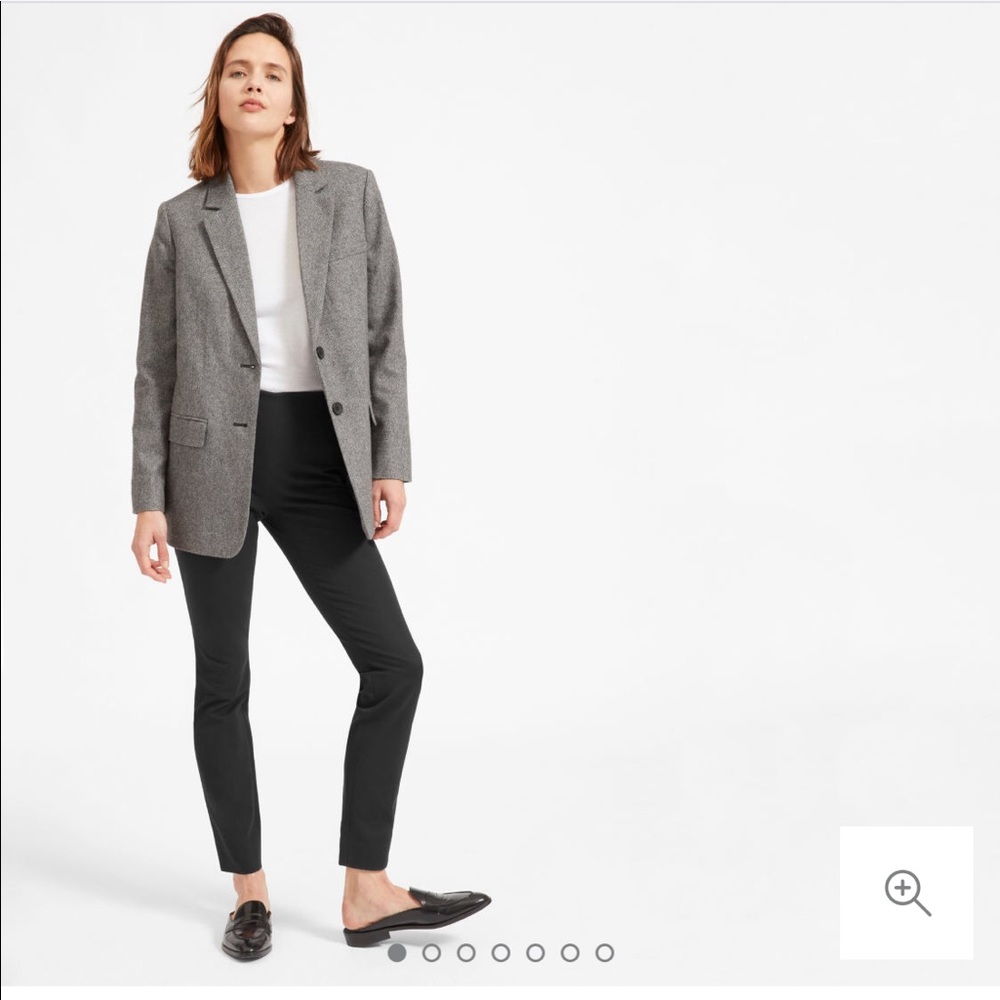 Everlane black slim work pants